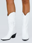 Therapy Clayton Boots White