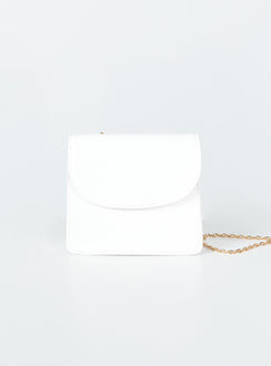 Crossbody bag  Princess Polly Exclusive 100% PU  Faux leather material  Croc print Gold-toned chain strap  Magnetic button fastening  Flat base