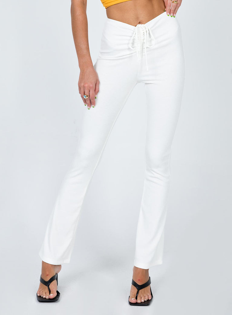 Princess Polly   Imogen Pants White