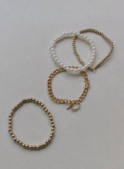 Booker Bracelet Pack Gold