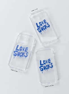 Love Sucks iPhone Case Multi