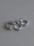 Clevedon Ring Pack Silver