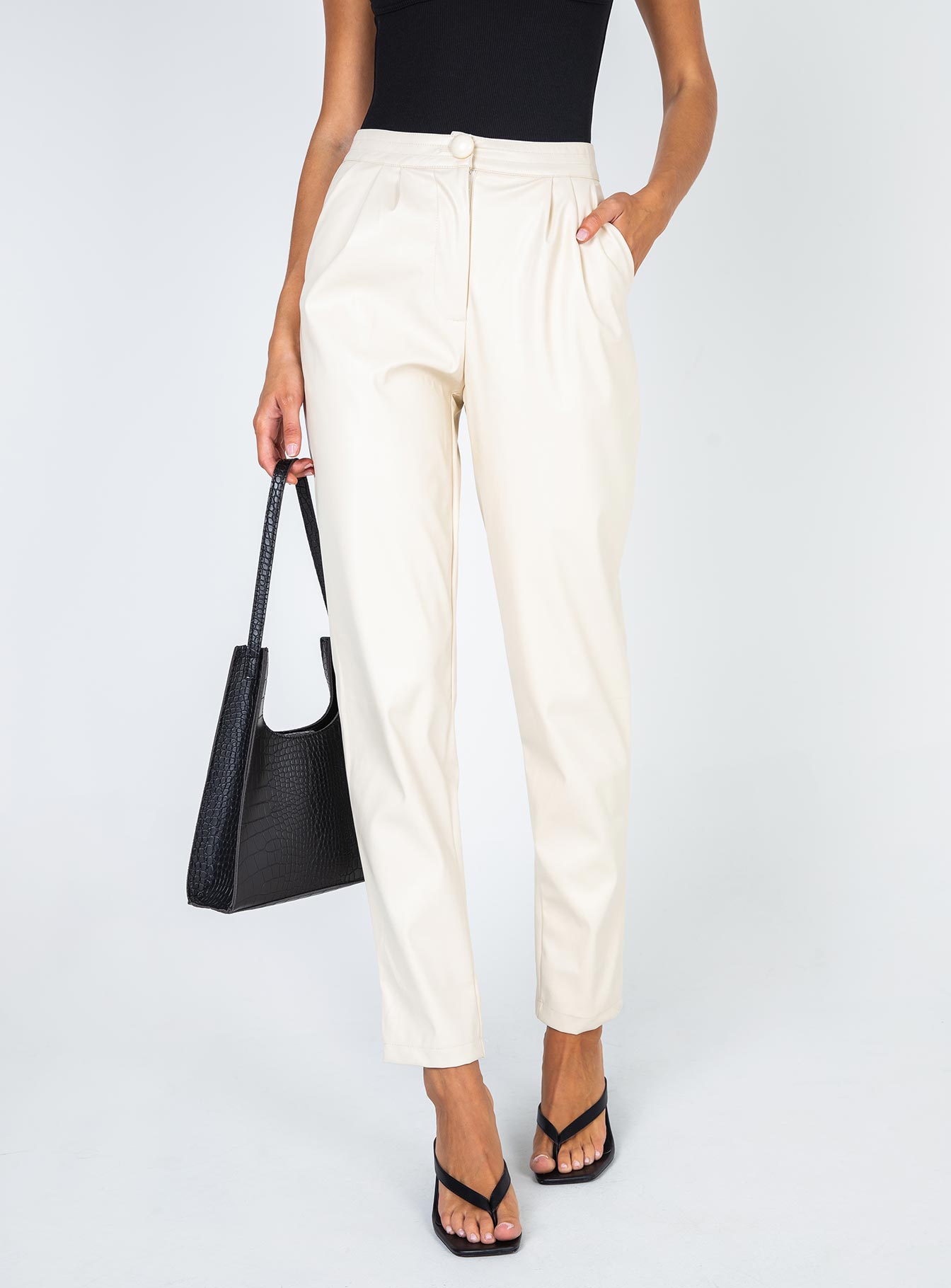 front view of model wearing Princess Polly Love Club Pants 