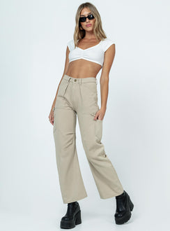 product Princess Polly Short Sleeves Square Neck  Desmond Top White