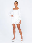 product Princess Polly High Neck  The Villa Mini Dress White