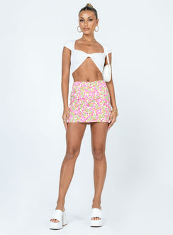 product Dennis Floral Mini Skirt Multi Princess Polly  Mini Skirts 