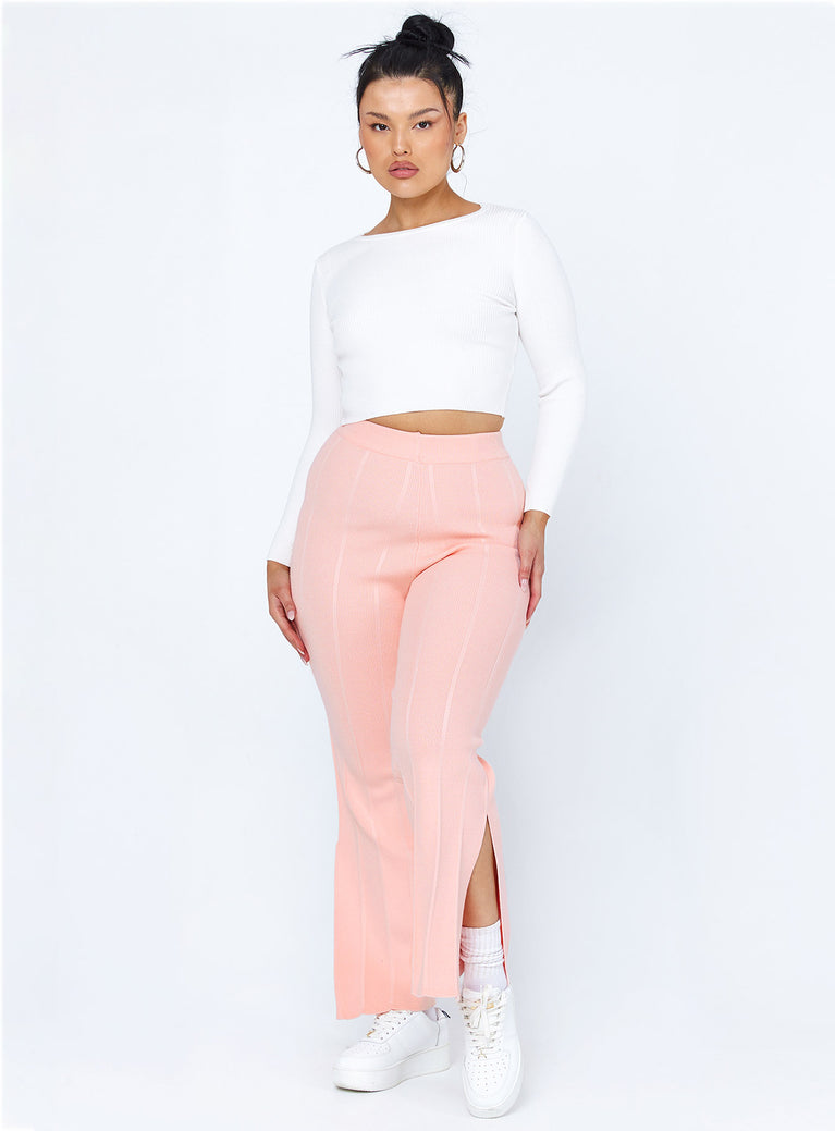 Princess Polly   Philipa Knit Pants Pink