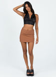 product Minnie Micro Skirt Rust Princess Polly  Mini Skirts Mini Skirts 