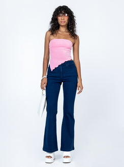 product Princess Polly Sleeveless Square Neck  Carrow Strapless Top Pink