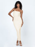 product Princess Polly Square Neck  Kalla Midi Dress Beige