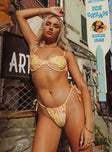 Juliet Bikini Bottoms Yellow Floral