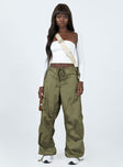 product Princess Polly  Motel Juwan Trouser Parachute Green