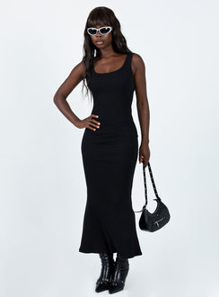 product Princess Polly Crew Neck  Smythe Maxi Dress Black