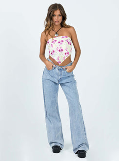 Hair scarf Floral print Can be worn multiple ways 