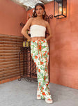 Front view of model wearing  front Vineyard Maxi Skirt Multi Princess Polly  Maxi 