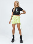 Cinzia Mini Skirt Green