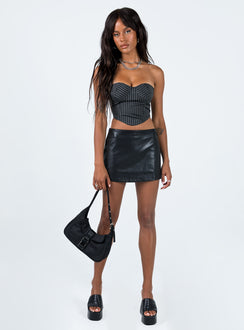 product Lupton Pu Mini Skirt Black Princess Polly  Mini Skirts 