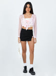 Treva Sweater Pink Princess Polly  Cropped 