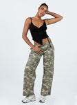 Princess Polly mid-rise  Ravenslea Cargo Pants Light Camouflage