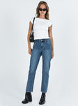 product Princess Polly High Waisted  Noakes Jeans Mid Wash Denim