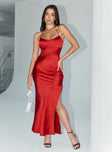 product Princess Polly Square Neck  Burrell Maxi Dress Red