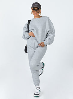 Club Basic Crewneck Sweatshirt Grey Princess Polly  regular 