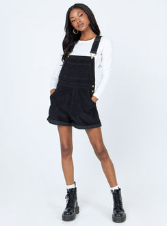 Kacey Short Overalls Black