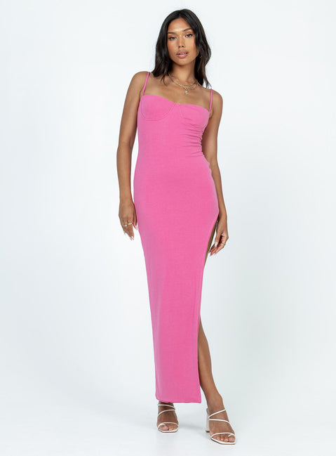 product Princess Polly Crew Neck  Tiana Maxi Dress Pink