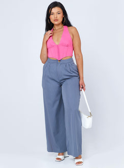 side view of model wearing Princess Polly Dreaming Top Pink 