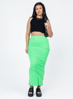 front view of model wearing Princess Polly Reynor Top Black Sleeveless High Neck 