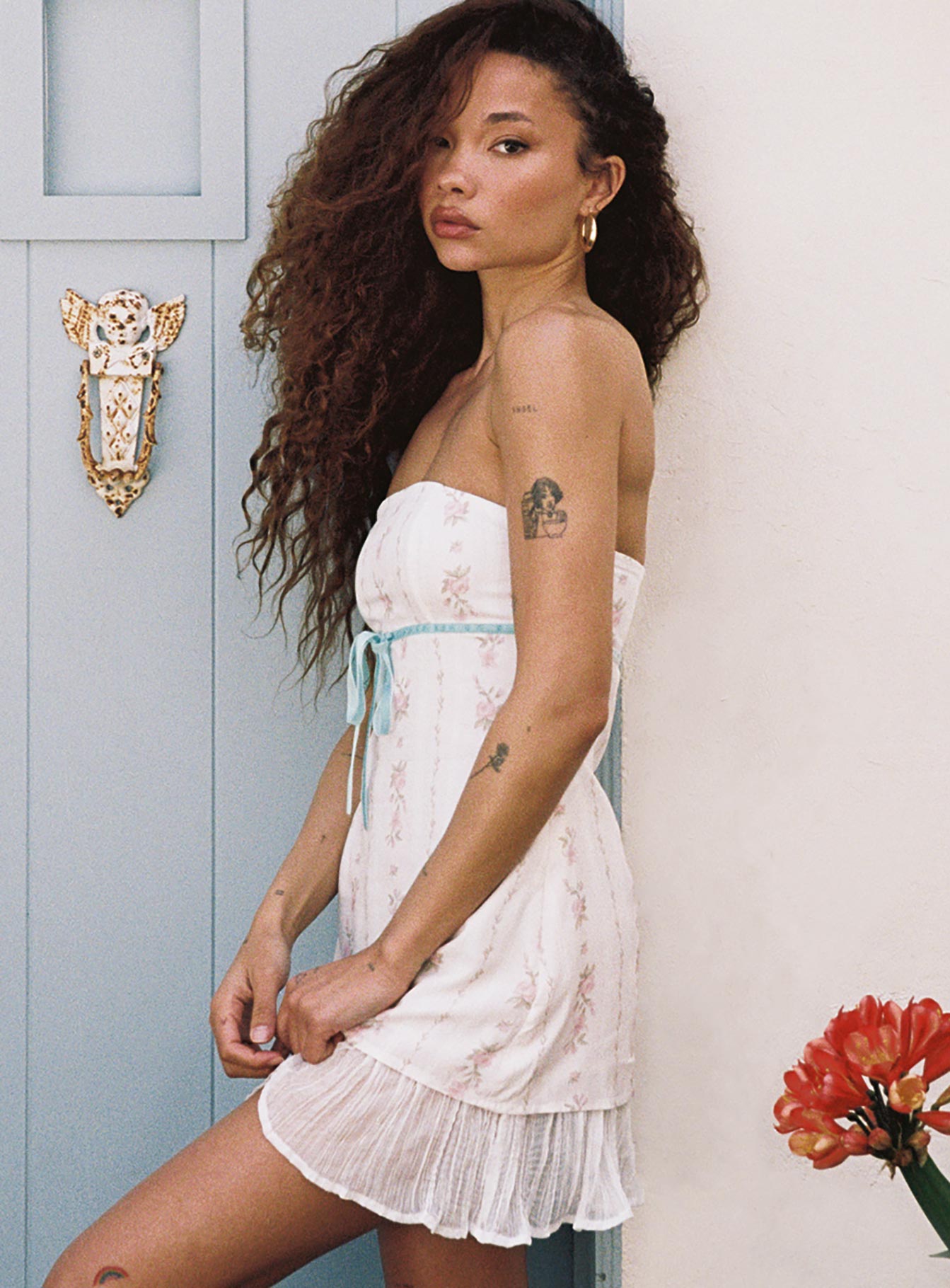 Odette Mini Dress Pink Multi | Princess Polly