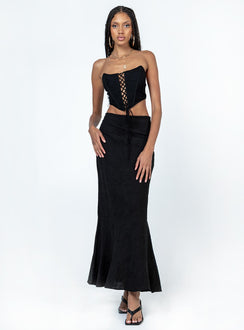 product Princess Polly Sleeveless Square Neck  Eilian Corset Black