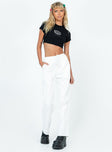 Princess Polly   Darlington Parachute Pants White