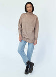 Winston Oversize Jumper/Sweater Beige