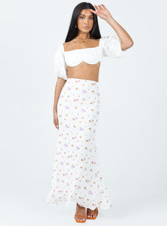 product Princess Polly Half Sleeves Sweetheart  Made In Heaven Top White