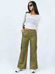 Princess Polly   Cademan Cargo Pants Khaki