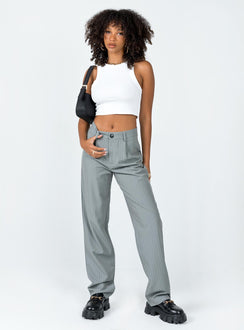 product Princess Polly  Titius Pant Grey Pinstripe