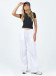 product Princess Polly  Snow Parachute Pants White