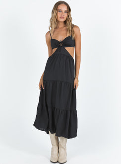 product Princess Polly Sweetheart Neckline  Oswell Maxi Dress Black