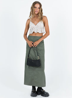 product Princess Polly Sleeveless Asymmetric Neckline  Contardo Top White / Floral