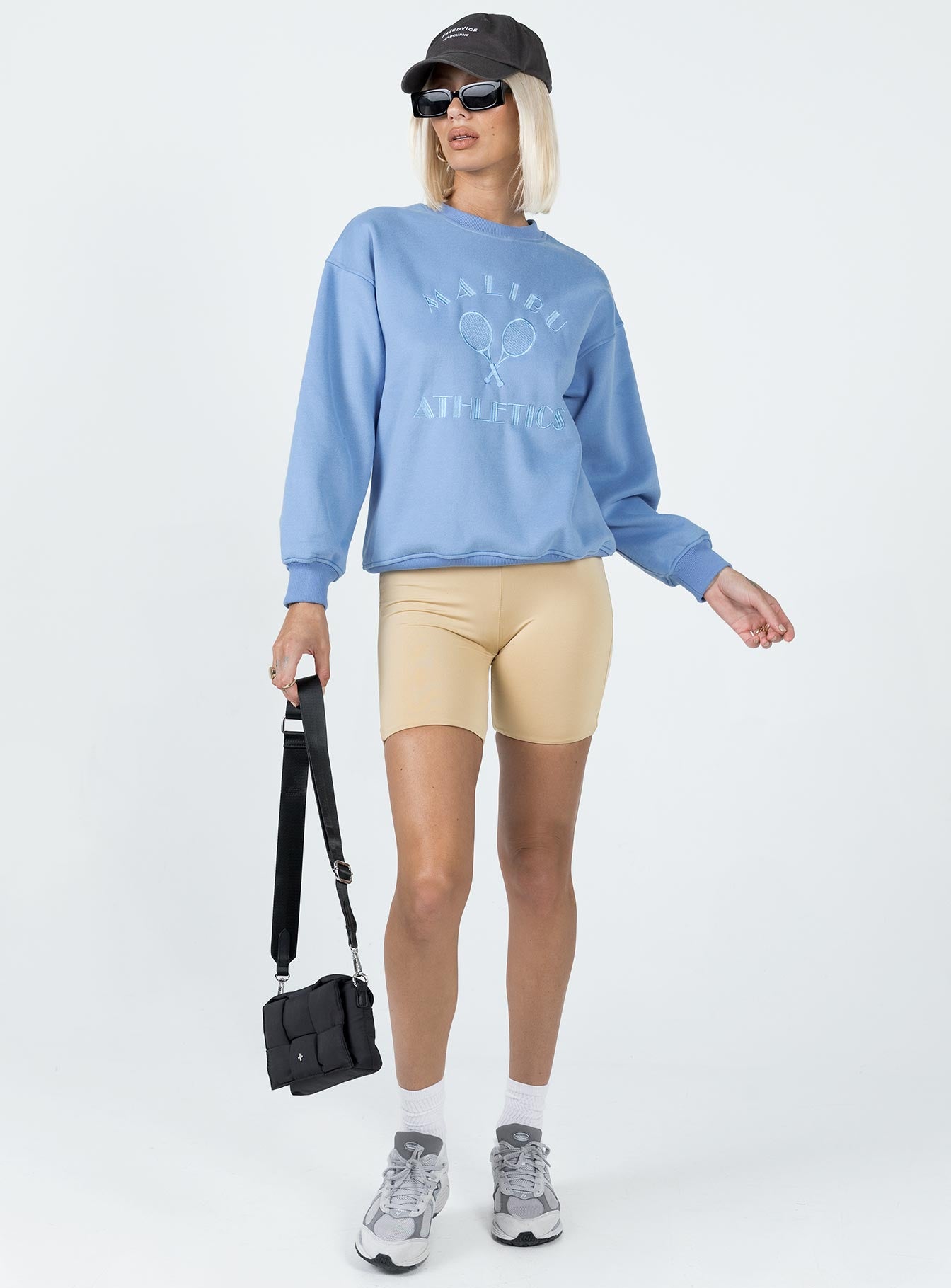 Malibu Athletics Sweatshirt Blue Princess Polly  regular 