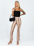 front view of model wearing Princess Polly Nina Pants Multi 