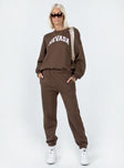 Nevada Sweatshirt Brown Princess Polly  regular 