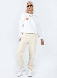 Midnight Noods Sweatshirt White Princess Polly  regular 