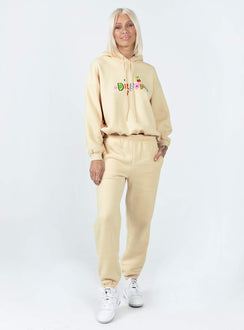 Dream A Little Dream Hoodie Beige Princess Polly  Cropped 