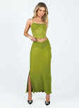 product Topakas Plisse Maxi Skirt Green Princess Polly  Maxi 