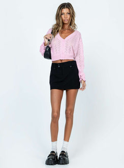 product Lyric Cropped Cardigan Pink Princess Polly  Cropped 