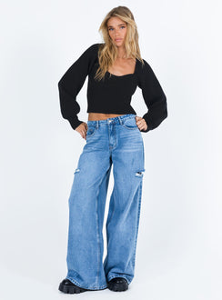 product Bohemia Sweater Black Princess Polly  