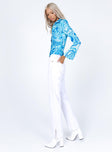 Anni Shirt Blue Swirl