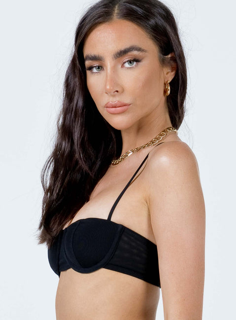 Camilla Bralette Black